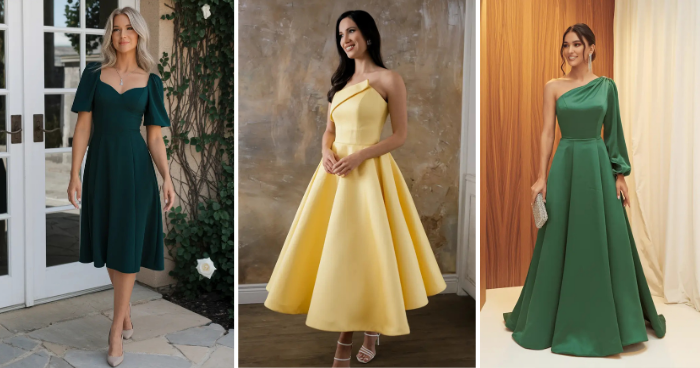 25 Stunning Fall Wedding Guest Dresses for Every Dress Code