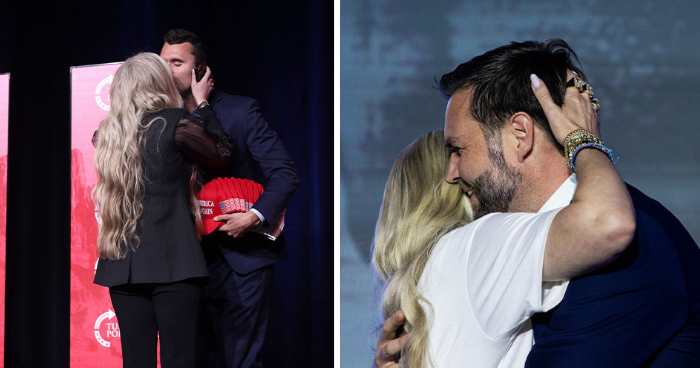 Erika Kirk Breaks Her Silence on the Viral JD Vance Hug That Sent the Internet Spiraling